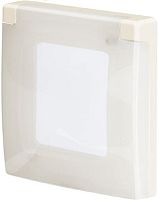 Рамка универсальная Legrand Inspiria 1-м. крышка IP44 слоновая кость картинка